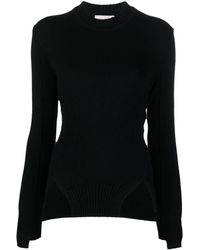 Alexander McQueen - Long-sleeve Knitted Top - Lyst