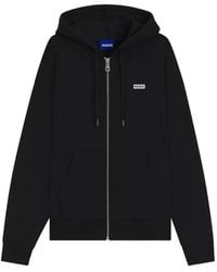HUGO - Logo-Print Hoodie - Lyst