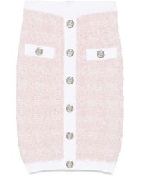 Balmain - Jupe Crayon Ajustée - Lyst
