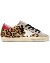 Golden Goose - Superstar レオパード スニーカー - Lyst