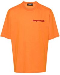DSquared² - Skater Fit Cotton T-shirt - Lyst