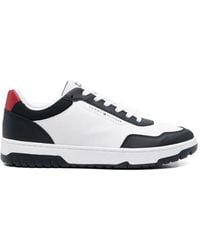 Tommy Hilfiger - Panelled Leather Sneakers - Lyst