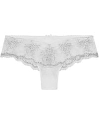 Aubade - Trésor Infini Embroidered Briefs - Lyst