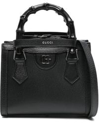 Gucci - Diana Mini Leather Tote Bag - Lyst