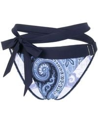 Marlies Dekkers - Cache Coeur Paisley-Print Adjustable Bikini Bottoms - Lyst