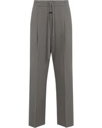 Fear Of God - Pleated Drawstring Trousers - Lyst