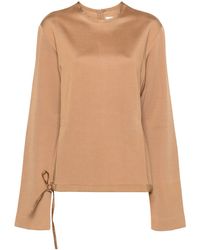 Jil Sander - Crew-Neck Long-Sleeve Sweatshirt - Lyst