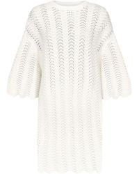 Loulou de Saison - Wafa Crew-Neck Midi Dress - Lyst