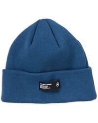 Neighborhood - Label-Detail Beanie Hat - Lyst