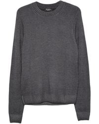 AROVESCIO - Crew-Neck Ribbed-Trim Sweater - Lyst