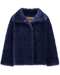 Herno - Curly-Effect Faux-Fur Jacket - Lyst