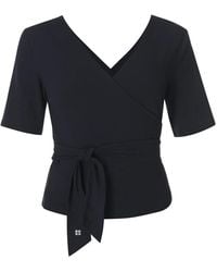 Sweaty Betty - Wrap Tie-Waist Top - Lyst
