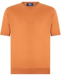Fedeli - Round-Neck Short-Sleeve T-Shirt - Lyst