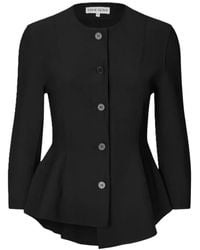 Stine Goya - Peplum-Hem Single-Breasted Jacket - Lyst