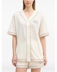 Fila - Villanova Logo-Print Mesh-Knit T-Shirt - Lyst