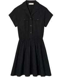 Tory Burch - Popeline-Hemdkleid Mit Gürtel - Lyst