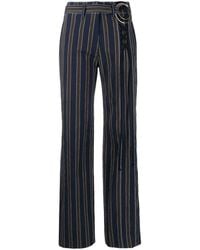 Tory Burch - ストライプ ハイウエストパンツ - Lyst
