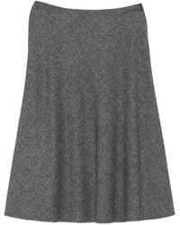 Tagliatore - Flared Midi Skirt - Lyst