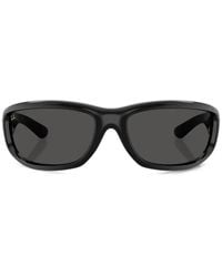 Ray-Ban - X A$Ap Rocky Ultra-Wrap Square-Frame Sunglasses - Lyst