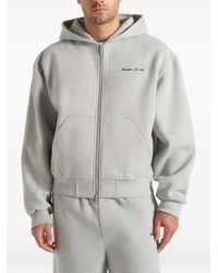 Manière De Voir - Js002 Signature Relaxed Fit Zip Hoodie - Lyst