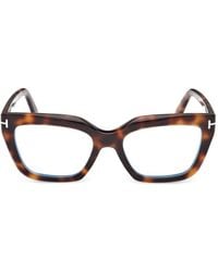 Tom Ford - Brille Mit Eckigem Gestell - Lyst