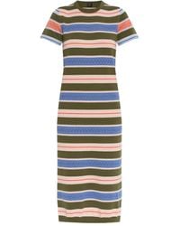 Paul Smith - Striped Short-Sleeved Dress - Lyst