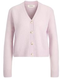 Lisa Yang - Marionette Buttoned V-Neck Cardigan - Lyst