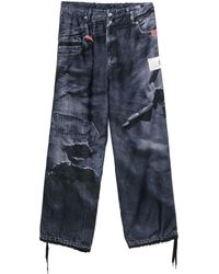 Maison Mihara Yasuhiro - Trompe L'Oeil Trousers - Lyst