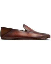 Magnanni - Heston Almond-toe Leather Slippers - Lyst
