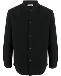 Sandro - Classic-collar Button-up Shirt - Lyst