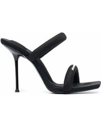 Alexander Wang - Julie Tubular Logo Sandals - Lyst