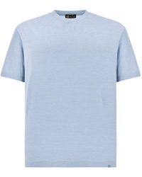 Paul & Shark - Stripe-Pattern T-Shirt - Lyst