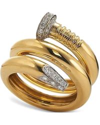 David Webb - Bague Nail En 18Ct Sertie De Diamant - Lyst