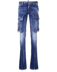DSquared² - Cargo Flared Jeans - Lyst