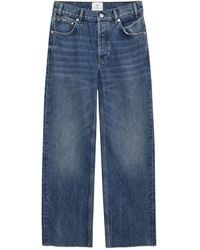 Anine Bing - Vaqueros Gavin con dobladillo deshilachado - Lyst