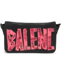 Balenciaga - Logo-Print Shoulder Bag - Lyst