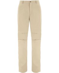 Ferragamo - Cropped-Hose mit Logo-Patch - Lyst