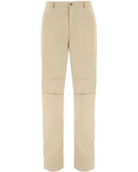 Ferragamo - Cropped-Hose Mit Logo-Patch - Lyst