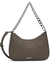 DKNY - Jenna Chain-Embellished Cross Body Bag - Lyst