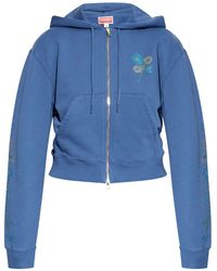 KENZO - Logo-Print Cardigan - Lyst