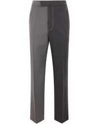 Thom Browne - Contrast Topstitching Trousers - Lyst