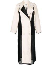 Ports 1961 - Double-breasted Panelled Trench Coat - Lyst