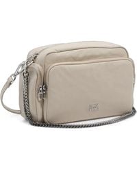 Bimba Y Lola - Large Stone Cotton Pocket Crossbody Bag - Lyst
