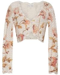 Cara Cara - Sally Floral-Pattern Cardigan - Lyst