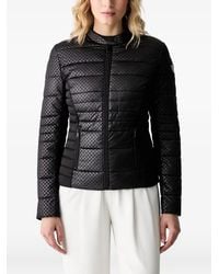 Guess - Quilted Logo-Patch Puffer Jacket - Lyst