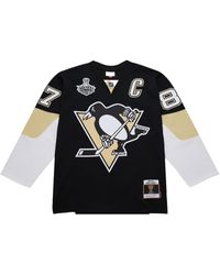 Mitchell & Ness - Camiseta Sidney Crosby Pittsburgh Penguins Power Play Black 2008/09 - Lyst