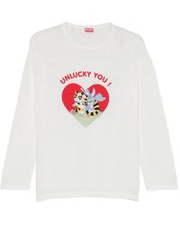 KENZO - Graphic-Print T-Shirt - Lyst
