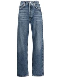 Agolde - Hoch sitzende Tapered-Jeans - Lyst