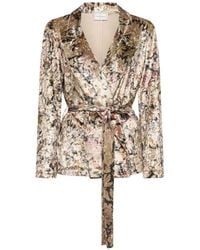 Pierre Louis Mascia - Ranat Belted Blazer - Lyst