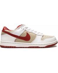 Nike - Dunk Low Pro "light Stone/varsity Red" Sneakers - Lyst
